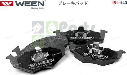 Тормозные колодки WEEN передние для Skoda Roomster I 2007-2015. Артикул 151-1143