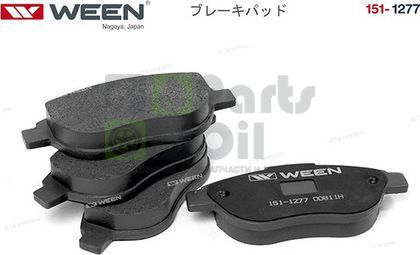 Тормозные колодки WEEN передние для Citroen Berlingo I 1999-2011. Артикул 151-1277