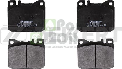 Тормозные колодки Zekkert передние для Mercedes-Benz S-Класс I W116 1972-1980. Артикул BS-1026