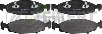 Тормозные колодки Zekkert передние для Jeep Grand Cherokee II WJ 1999-2005. Артикул BS-1276