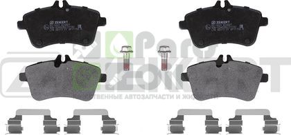 Тормозные колодки Zekkert передние для Mercedes-Benz A-Класс II W169 2004-2012. Артикул BS-1831