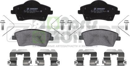 Тормозные колодки Zekkert передние для Volvo XC40 I 2017-2024. Артикул BS-1844