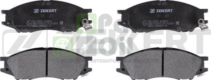 Тормозные колодки Zekkert передние для Nissan Almera N16 2000-2006. Артикул BS-2323