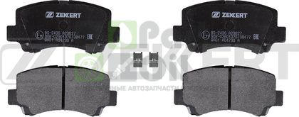 Тормозные колодки Zekkert передние для Chery Kimo A1 2007-2014. Артикул BS-2436