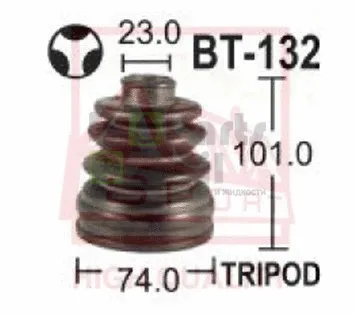 ПЫЛЬНИК ШРУС КОМПЛЕКТ БЕЗ СМАЗКИ 22x66x98