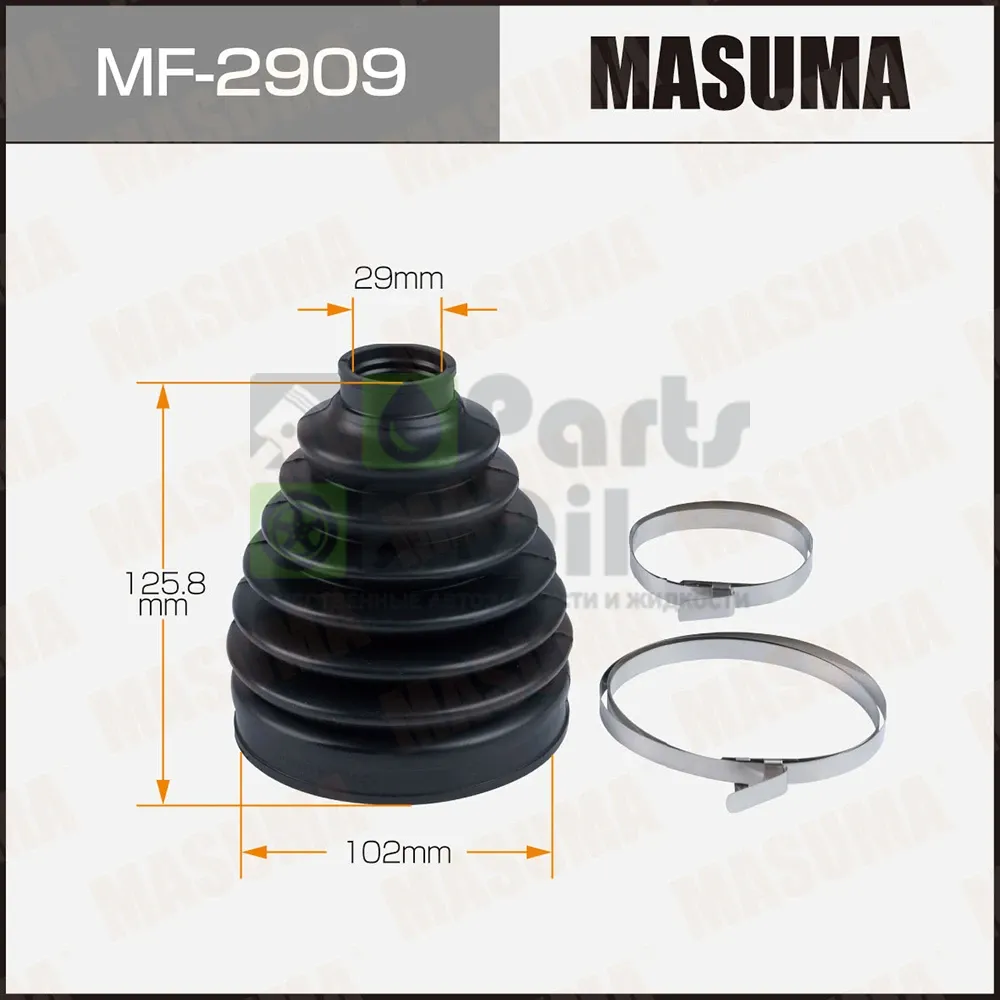 Пыльник ШРУСа + хомут Masuma MF-2909