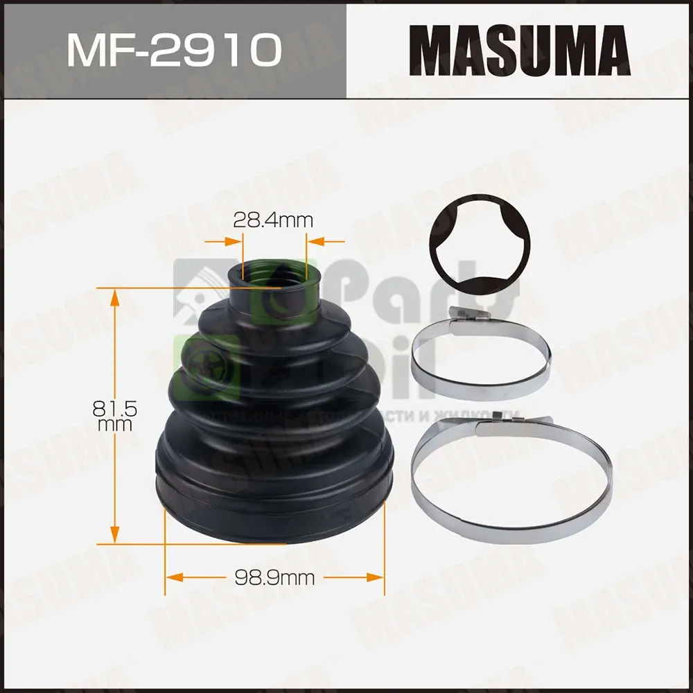 Пыльник ШРУСа + хомут Masuma MF-2910
