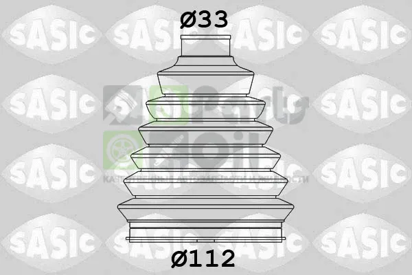 Пыльник ШРУС, комплект Sasic 2933073