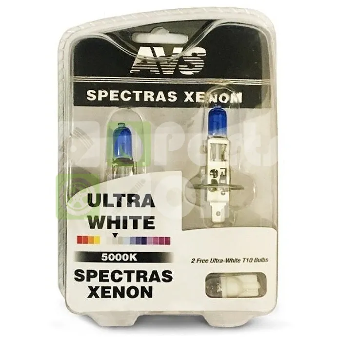 Лампа галогенная AVS Spectras A07246S H1 12V 75W, 2 шт.