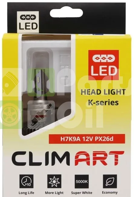 Лампа светодиодная CLIM ART H7 12V, CLA00670, 2 шт