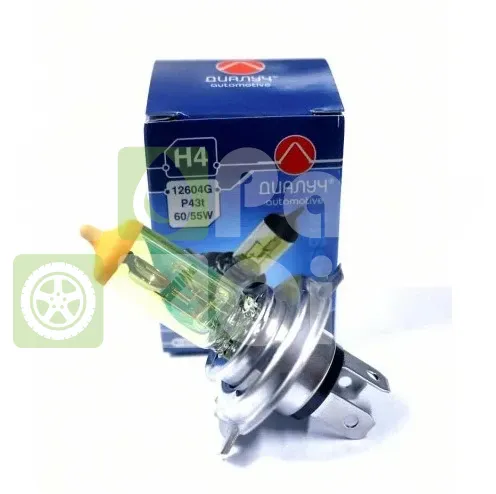 Лампа галогенная Диалуч Classic H4 12V 6055W, 1 арт. 12604GOLD
