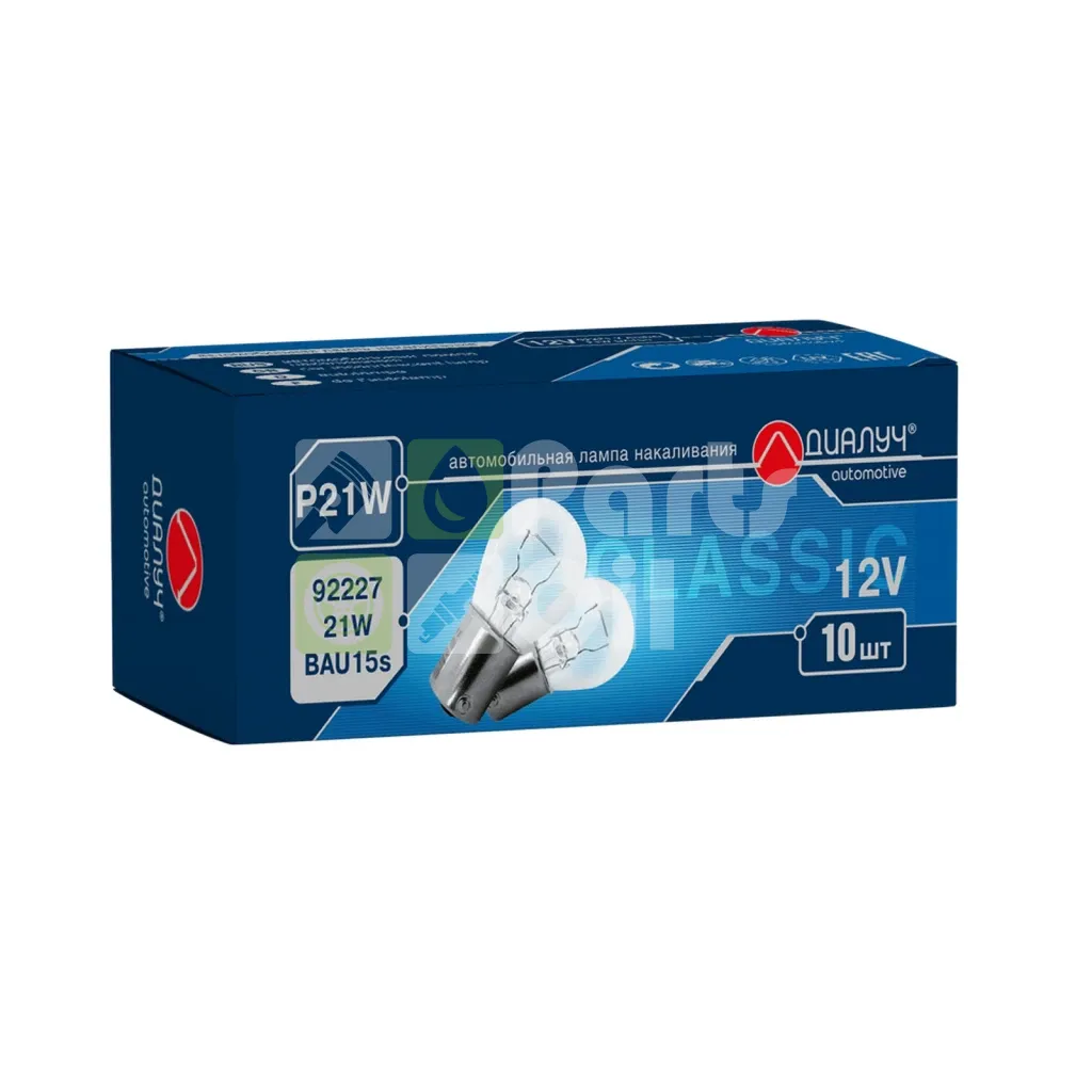 Лампа подсветки Диалуч 92227 P21W 12V 21W