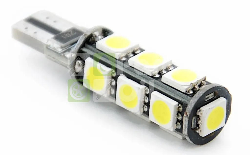 Лампа светодиодная Grande Light T10 12V 5W, GL-12-T10-13SMD-5050, 1 шт