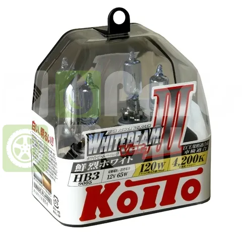 Лампа галогенная Koito P0756W HB3 12V 65W, 2 шт.
