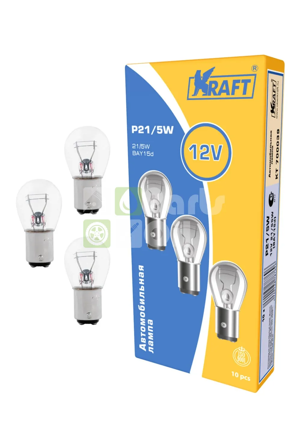 Лампа подсветки Kraft KT 700039 P215W 12V 215W BAY15d, 1