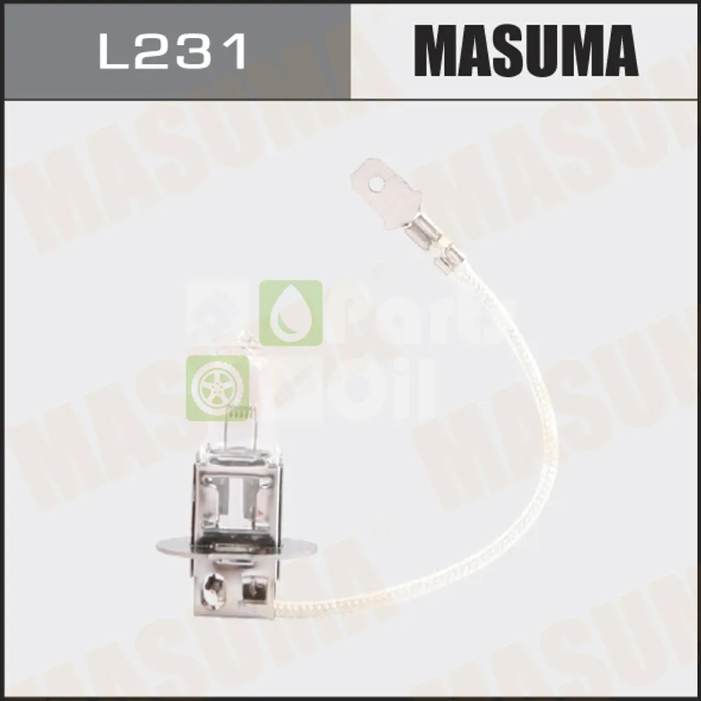 Лампа галогенная Masuma L231 H3 12V 70W, 1
