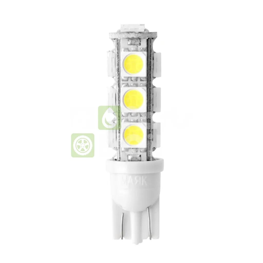 Лампа светодиодная Маяк T10 12V, 12T10-W13SMD, 1 шт