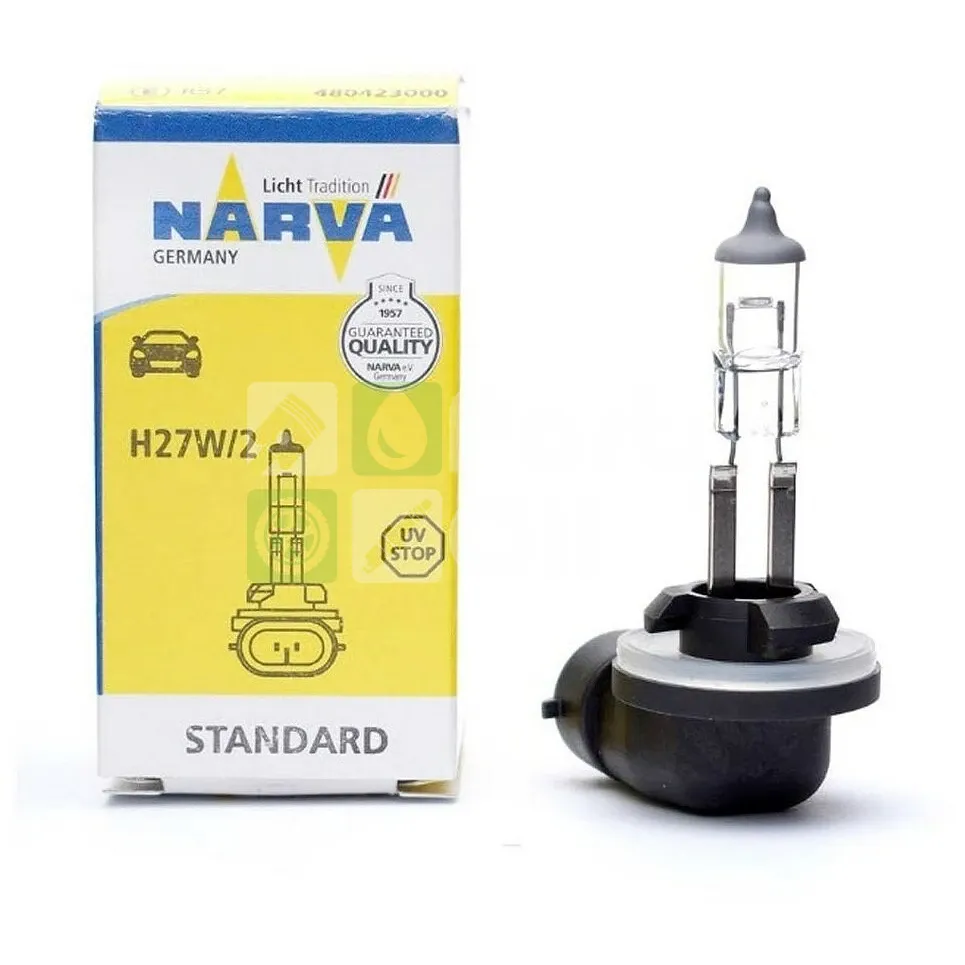 Лампа галогенная Narva Standard H27 W2 12V 27W, 1