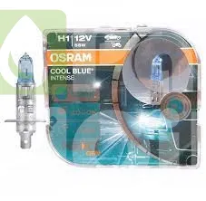 Лампа галогенная Osram Cool blue Intense H1 12V 55W, 2 шт.