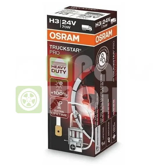 Лампа галогенная Osram Truck Star Pro H3 24V 70W, 1 шт.