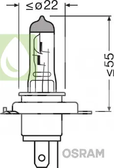 Лампа галогенная Osram 64193nbs, 1