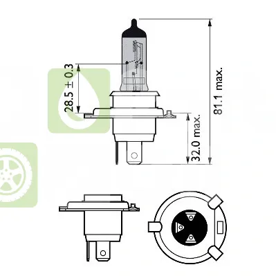 Лампа галогенная Philips 12342WVUB1