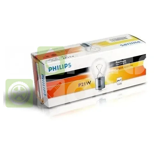 Лампа подсветки Philips Standart 12498CP P21W 12V 21W, 1
