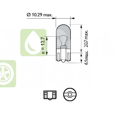 Лампа подсветки Philips 12961WVUB2