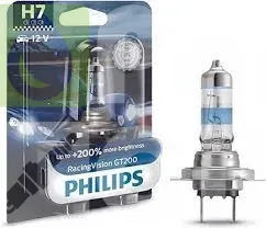 Лампа галогенная Philips Racing Vision GT H7 12V 55W, 12972RGTB1, 1 шт
