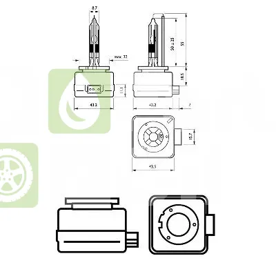 Лампа ксеноновая Philips 42306VIC1