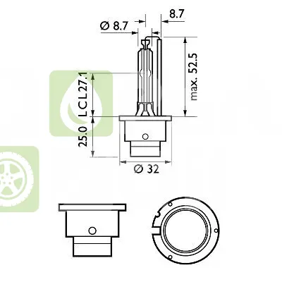 Лампа ксеноновая Philips 42402 XV2S1