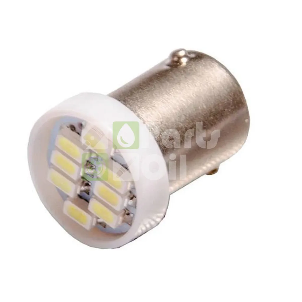 Лампа светодиодная Skyway S08201228 T4W 12V 8 SMD диодов 1-контактная с цоколем Белая, 1