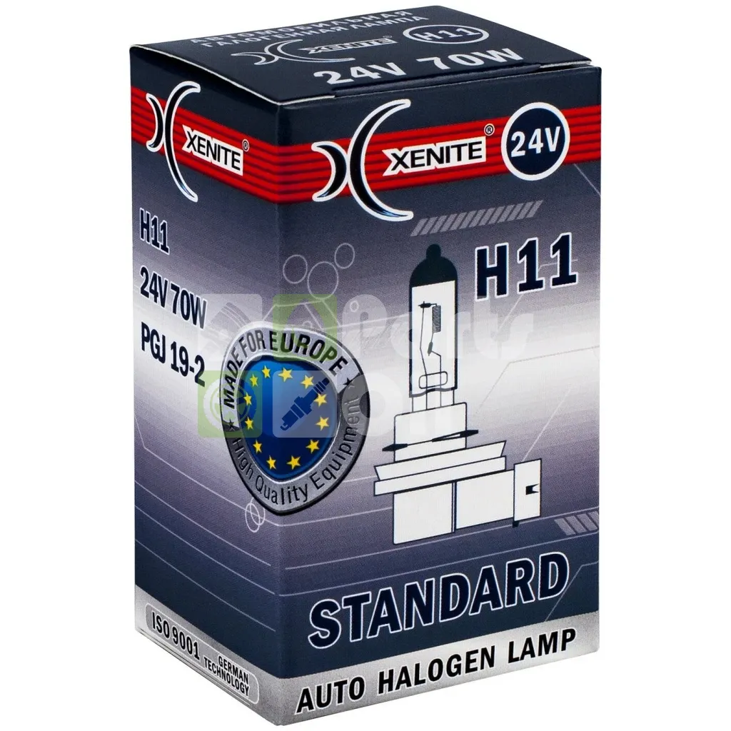 Лампа галогенная Xenite 1007011 H11 12V 55W, 1