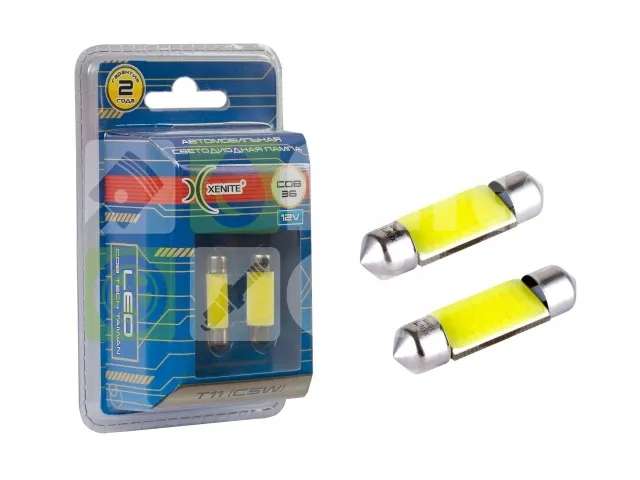 Лампа светодиодная Xenite C5W 12V, 1009442, 2 шт