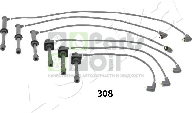 Высоковольтные провода провода зажигания комплект ASHIKA для Mazda 626 IV GE 1992-1997. Артикул 132-03-308