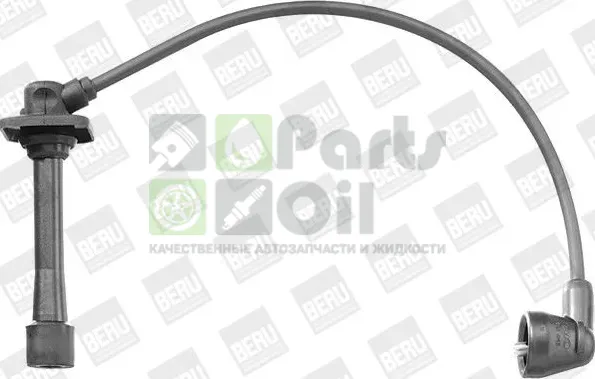 Высоковольтные провода провода зажигания комплект Beru для Mazda 626 V GF 1997-2002. Артикул ZEF1252