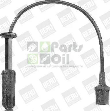 Высоковольтные провода провода зажигания комплект Beru для Daewoo Musso 1999-2002. Артикул ZEF1412