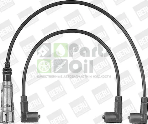 Высоковольтные провода провода зажигания комплект Beru для Audi 90 II B3 1987-1991. Артикул ZEF612