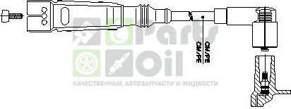 Высоковольтные провода провода зажигания Bremi для Volkswagen Golf III 1991-1999. Артикул 11150