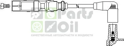 Высоковольтные провода провода зажигания Bremi для Volkswagen Golf IV 1997-2004. Артикул 16266