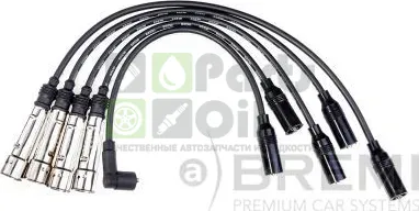 Высоковольтные провода провода зажигания комплект Bremi для Audi 80 V B4 1991-1996. Артикул 274
