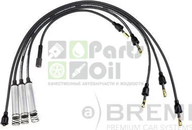 Высоковольтные провода провода зажигания комплект Bremi для Opel Omega A 1986-1994. Артикул 300386