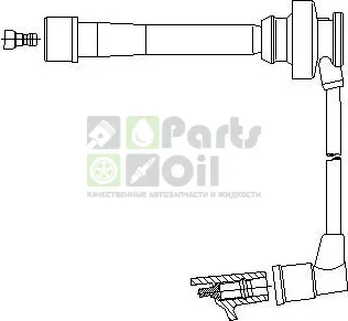 Высоковольтные провода провода зажигания Bremi для Mitsubishi Galant VII 1994-1996. Артикул 38630