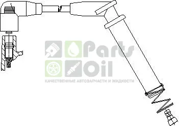 Высоковольтные провода провода зажигания Bremi задний для Ford KA I 2003-2008. Артикул 6A8442