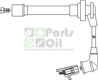 Высоковольтные провода провода зажигания Bremi для Nissan Serena C23 1993-2001. Артикул 71836
