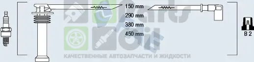 Высоковольтные провода провода зажигания комплект FAE для Volvo V50 I 2005-2012. Артикул 85125