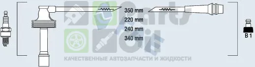 Высоковольтные провода провода зажигания комплект FAE для Volvo V40 I 1995-2004. Артикул 85485