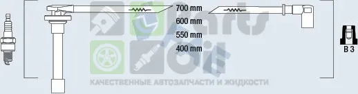 Высоковольтные провода провода зажигания комплект FAE для Honda Integra III 1997-2001. Артикул 85811
