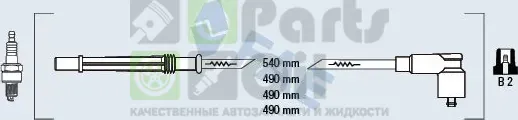 Высоковольтные провода провода зажигания комплект FAE для Dacia Sandero I 2008-2012. Артикул 85988