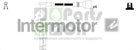 Высоковольтные провода провода зажигания комплект Intermotor Intermotor для Mercedes-Benz C-Класс I W202 1993-1995. Артикул 73696